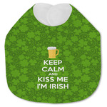 Kiss Me I'm Irish Jersey Knit Baby Bib