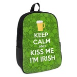 Kiss Me I'm Irish Kids Backpack (Personalized)