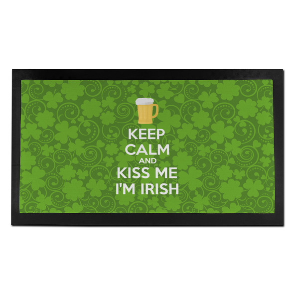 Custom Kiss Me I'm Irish Bar Mat - Small