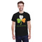 Kiss Me I'm Irish Black Crew T-Shirt on Model - Front