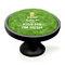 Kiss Me I'm Irish Black Custom Cabinet Knob (Side)