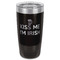 Kiss Me I'm Irish Black Polar Camel Tumbler - 20oz - Front