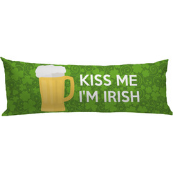 Kiss Me I'm Irish Body Pillow Case (Personalized)