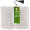 Kiss Me I'm Irish Bookmark with tassel - In book