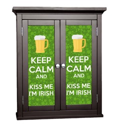 Kiss Me I'm Irish Cabinet Decal - Medium (Personalized)