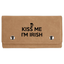 Kiss Me I'm Irish Cards & Dice Set - Light Brown