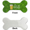 Kiss Me I'm Irish Ceramic Flat Ornament - Bone Front & Back Single Print (APPROVAL)