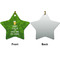 Kiss Me I'm Irish Ceramic Flat Ornament - Star Front & Back (APPROVAL)