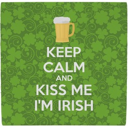 Kiss Me I'm Irish Ceramic Tile Hot Pad (Personalized)