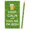 Kiss Me I'm Irish Colored Pencils - Front View