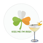 Kiss Me I'm Irish Printed Drink Topper - 3.25"