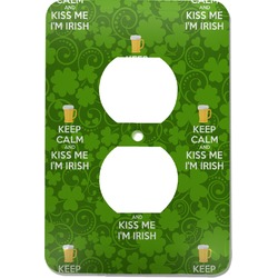 Kiss Me I'm Irish Electric Outlet Plate (Personalized)