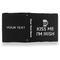 Kiss Me I'm Irish Leather Binder - 1" - Black- Back Spine Front View