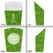 Kiss Me I'm Irish French Fry Favor Box - Front & Back View