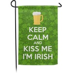 Kiss Me I'm Irish Small Garden Flag - Double Sided