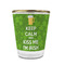 Kiss Me I'm Irish Glass Shot Glass - With gold rim - FRONT