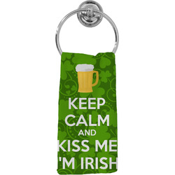 Kiss Me I'm Irish Hand Towel - Full Print (Personalized)