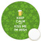 Kiss Me I'm Irish Icing Circle - Large - Front