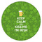 Kiss Me I'm Irish Icing Circle - Medium - Single