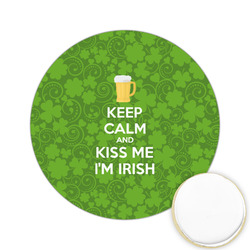 Kiss Me I'm Irish Printed Cookie Topper - 2.15"