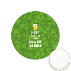 Kiss Me I'm Irish Printed Cookie Topper - 1.25"