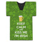 Kiss Me I'm Irish Jersey Bottle Cooler - FRONT (flat)