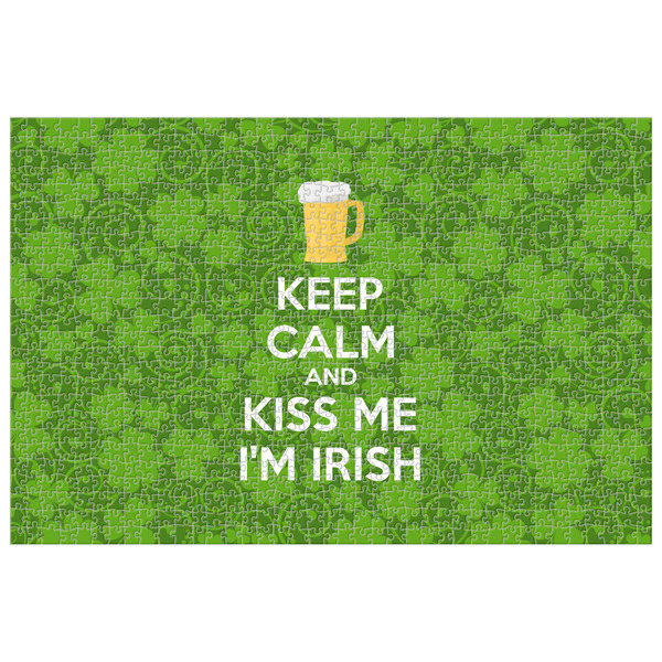 Custom Kiss Me I'm Irish Jigsaw Puzzle - 1000-piece