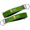 Kiss Me I'm Irish Key-chain - Metal and Nylon - Front and Back