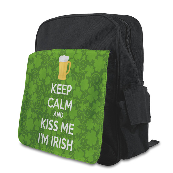 Custom Kiss Me I'm Irish Preschool Backpack