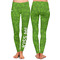 Kiss Me I'm Irish Ladies Leggings - Front and Back