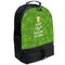 Kiss Me I'm Irish Large Backpack - Black - Angled View