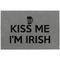 Kiss Me I'm Irish Large Engraved Gift Box with Leather Lid - Approval