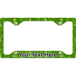 Kiss Me I'm Irish License Plate Frame - Style C