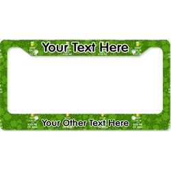 Kiss Me I'm Irish License Plate Frame - Style B