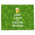 Kiss Me I'm Irish Single-Sided Linen Placemat - Single