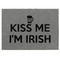 Kiss Me I'm Irish Medium Gift Box with Engraved Leather Lid - Approval