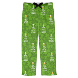 Kiss Me I'm Irish Mens Pajama Pants - M (Personalized)