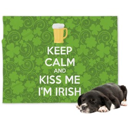Kiss Me I'm Irish Dog Blanket - Regular (Personalized)