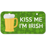 Kiss Me I'm Irish Mini/Bicycle License Plate (2 Holes)