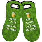 Kiss Me I'm Irish Neoprene Oven Mitts - Set of 2