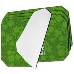 Kiss Me I'm Irish Dining Table Mat - Octagon - Set of 4 (Single-Sided)