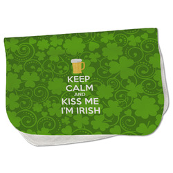 Kiss Me I'm Irish Burp Cloth - Fleece