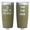 Kiss Me I'm Irish Olive Polar Camel Tumbler - 20oz - Double Sided - Approval