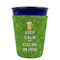 Kiss Me I'm Irish Party Cup Sleeves - without bottom - FRONT (on cup)