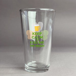 Kiss Me I'm Irish Pint Glass - Full Color Logo