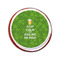 Kiss Me I'm Irish Printed Icing Circle - Small - On Cookie