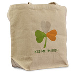 Kiss Me I'm Irish Reusable Cotton Grocery Bag - Single