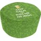 Kiss Me I'm Irish Round Pouf Ottoman (Top)