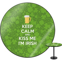 Kiss Me I'm Irish Round Table (Personalized)