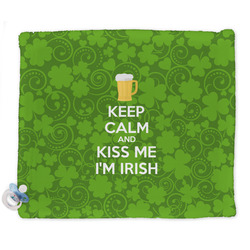 Kiss Me I'm Irish Security Blanket - Single Sided